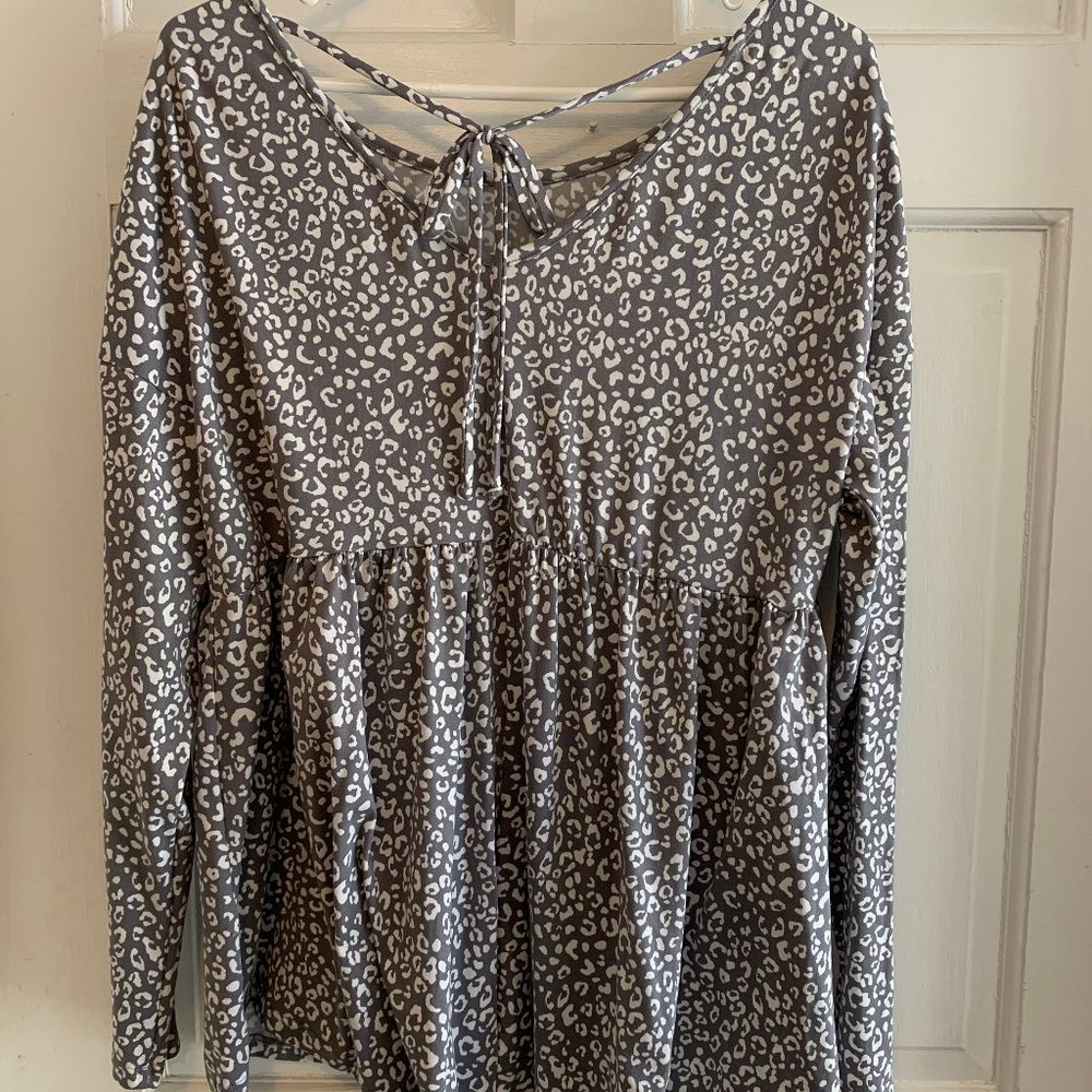 White Birch Flowing Top